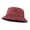 Wine Red, variant on Bucket Hat, Wide Brim Washed Denim Cotton Outdoor Sun Hat Flat Top Cap for Fishing Hiking Beach Sports Wine