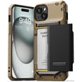 thumbnail image 1 of Funda para teléfono VRS DESIGN Damda Glide Pro para iPhone 15 Plus, color caqui, 1 of 7