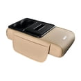 thumbnail image 1 of Alfombrilla para reposabrazos de coche, versátil, protector de consola central, organizador de consola Beige, 1 of 8