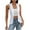 White, variant on Women Sleeveless Cardigan, Lightweight Summer Hollow out Cropped Open Front Vests Plus Size Cardigan Black XS