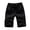 Black, variant on Shorts for Men 2025 Summer Fashion Street Trend Casual Beach Big Shorts Loose Men's Seven Point Shorts Size:2XL