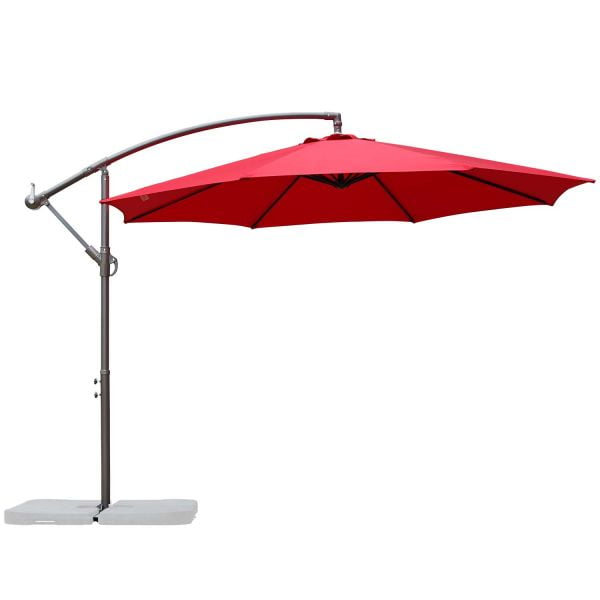 Clearance! 10 FT Square Patio Umbrella Offset Cantilever Outdoor