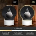 thumbnail image 3 of Pofeuu Astronaut Sitting On Mercury Planet Print LED Christmas Night Light Lamp Base Gift DIY 3D Clear Acrylic Blank Engrave Sheets for Room Cafe Bar Birthday Party Decoration, 3 of 9