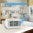 thumbnail image 4 of Despertador Electrónico Con Digitales Pantalla Led blanco, 4 of 5