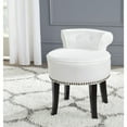 thumbnail image 3 of Safavieh Megan Birch Wood Vanity Stool in Gold, 3 of 6