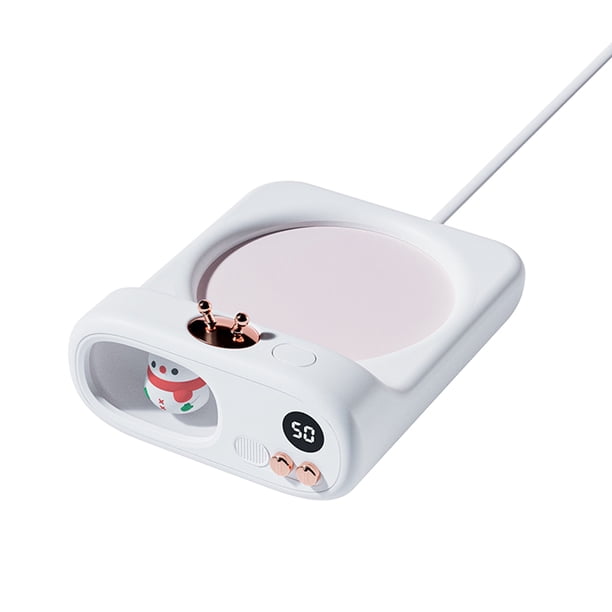 Alfombrilla de taza de calefacción portátil Placa de calentador de taza inteligente termostática para té, leche y café