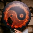 thumbnail image 7 of Shaman Drum, 9.8 Inch Handmade Shamanic Drum Siberian Spirit Music Drums Home Ornament with Drum Stick Siberian Shamanic Drum, 7 of 7