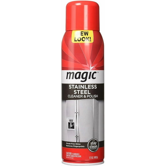 Weiman Magic Stainless Steel Cleaner Aerosol, 17 Ounce 2 Pack