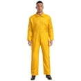 thumbnail image 2 of TiaoBug Combinaison Unisexe une Pièce Manches Longues Uniformes Jaune m, 2 of 6