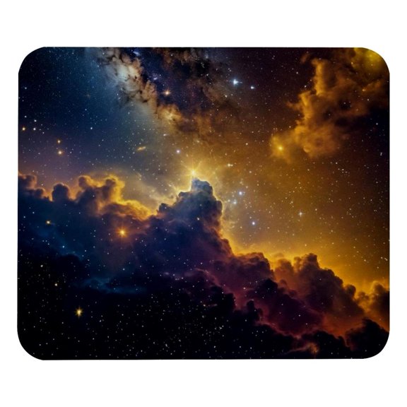 Stars Nebula Mouse Pad, Rubber Base Computer Mouse Pads for Wireless Mouse