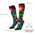 thumbnail image 4 of Naloa Traditional Floral Polish Thigh High Socks Extra Long Stretchy Sock Women Over Knee High Opaque Stocking Daily Wear, 4 of 6
