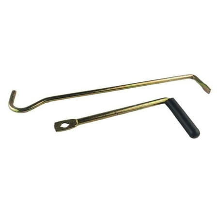 

BCLONG 2Pcs Car Rocker Hand Tyre Crank Ratchet Wrench Tools Kit Accessories With Handle