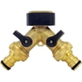 thumbnail image 1 of Conector en Y para manguera de entrada de agua LIUXGMXG latón 2 vías 1/2 pulgada, 1 of 4
