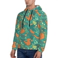 thumbnail image 3 of Lsque Fall Forest Squirrel Pattern Casual Men's Hoodie,Hooded Sweatshirt with Kangaroo Pocket,Pullover Hoodie-Small, 3 of 7