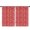 Red Christmas Deer, variant on Blackout Kids Curtains,Red Christmas Ornament Pattern Childrens Insulated Curtains Set Of 2,Bedroom Essentials,Toddler Room Decor 42"x54"