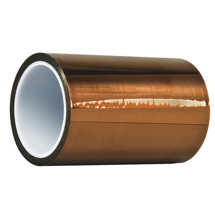 DUPONT Kapton HN Film Tape,Polyimide,Amber,4 In x 100 Ft