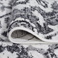 thumbnail image 6 of Transitional 2x10 Area Rug (2'3'' x 9'10'') Geometric Gray, Black Indoor Runner Easy to Clean, 6 of 8