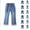 ZC-Pink-2025, variant on MKOSPLRT Bell Bottom Jeans for Girl 4-14 Years Elastic Waist Slim Fit Jeans Fashion Pearl Hem Flare Jeans Summer Denim Pants with Pocket