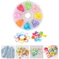thumbnail image 2 of 80 marcadores de puntos de colores para tejer y crochet., 2 of 7