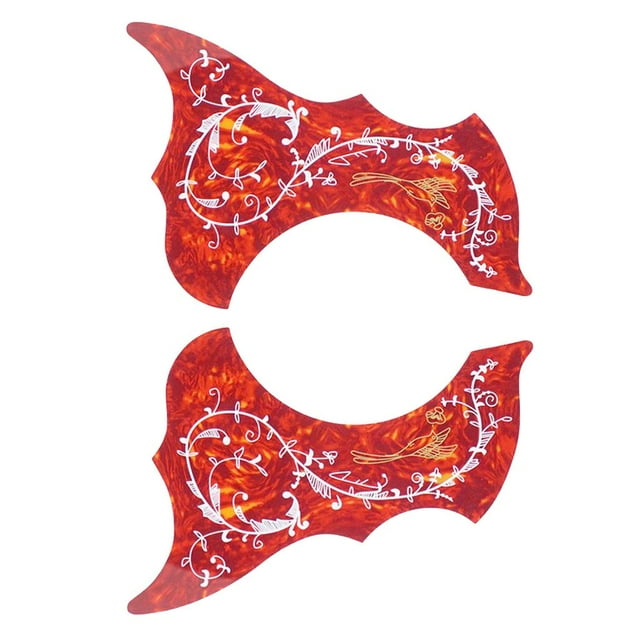 MERIGLARE 2x Forme de Colibri Guitare Acoustique Auto-Adhésive Pickguard pour Guitare Acoustique