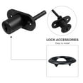 thumbnail image 3 of RENACLIPY 2Pcs Cabinet Lock with Keys Office Drawer Lock Accessories Black Steel, 3 of 7