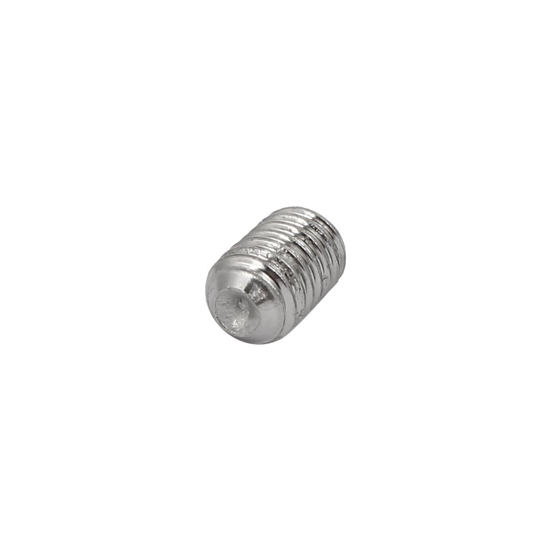 M4-0.7 X 6mm Stainless Steel Socket Hex Grub Screw – 50Pcs Metric Thread Set Screw, Internal Hex Drive Cup-Point, 304 Stainless, For Gear, Pulley & Hardware Fixing