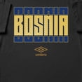 thumbnail image 2 of Umbro Men's Bosnia Stacked Soccer T Shirt (Black, S-XXXL), 2 of 4