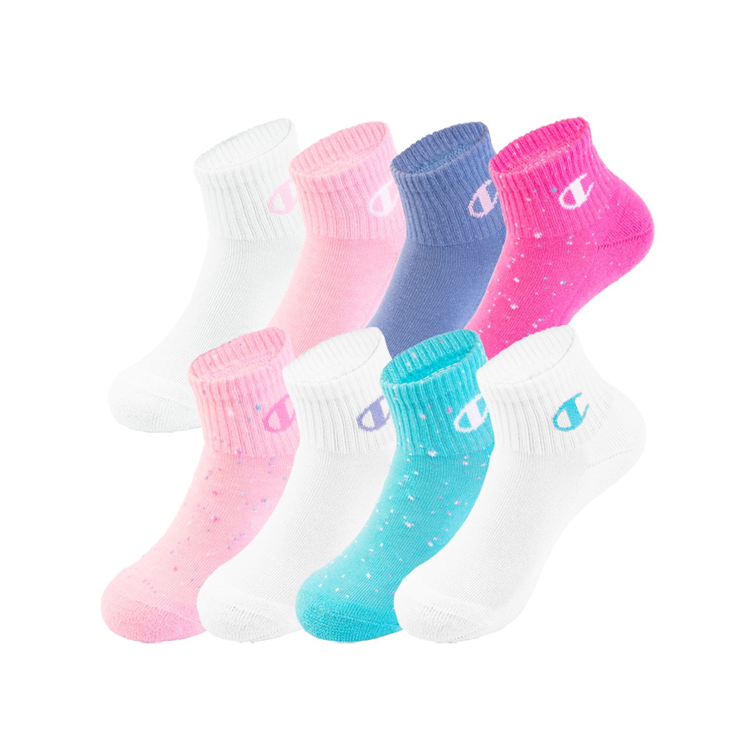 Crew Socks Champion Sock Shoes Colorful Champion Kids 8-Pack