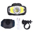 thumbnail image 1 of Linterna frontal COB de alto brillo Vevor resistente al agua con carga USB y clip para diadema, 1 of 5