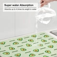 thumbnail image 6 of Easygdp Green Avocado Microfiber Absorbent Dish Drying Pad,Kitchen Drying Mat,Can Be Hung, Strong Water Absorption Capacity,Quick Drying, 6 of 9