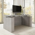 thumbnail image 3 of Stratus 60W Standing Desk with Modesty Panel in Platinum Gray - Engineered Wood, 3 of 8