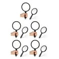 thumbnail image 2 of VONKY 2pcs Clear Magnifying Mirror With Handle Portable And Practical Impeccable And Sweet Gift Choice black 5Set, 2 of 6