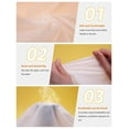 thumbnail image 5 of Disposable Massage Table Sheets, Disposable Bed Sheets fot Massage Table, Disposable Bed Covers for Lash Bed, Tattoo, Spa, Esthetician, 31 * 71 inches (White), 5 of 6