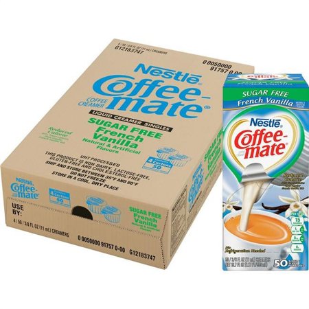 Nestle Professional 0.38 fl oz Coffee Creamer Sugar-Free French Vanilla  liquid creamer - White