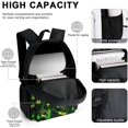 thumbnail image 4 of Bookbag Backpack 3 Pcs Set For Unisex Bookbag Bag For Unisex(Compatible With Cool green Video Game Weapon Gamer pattern), 4 of 6
