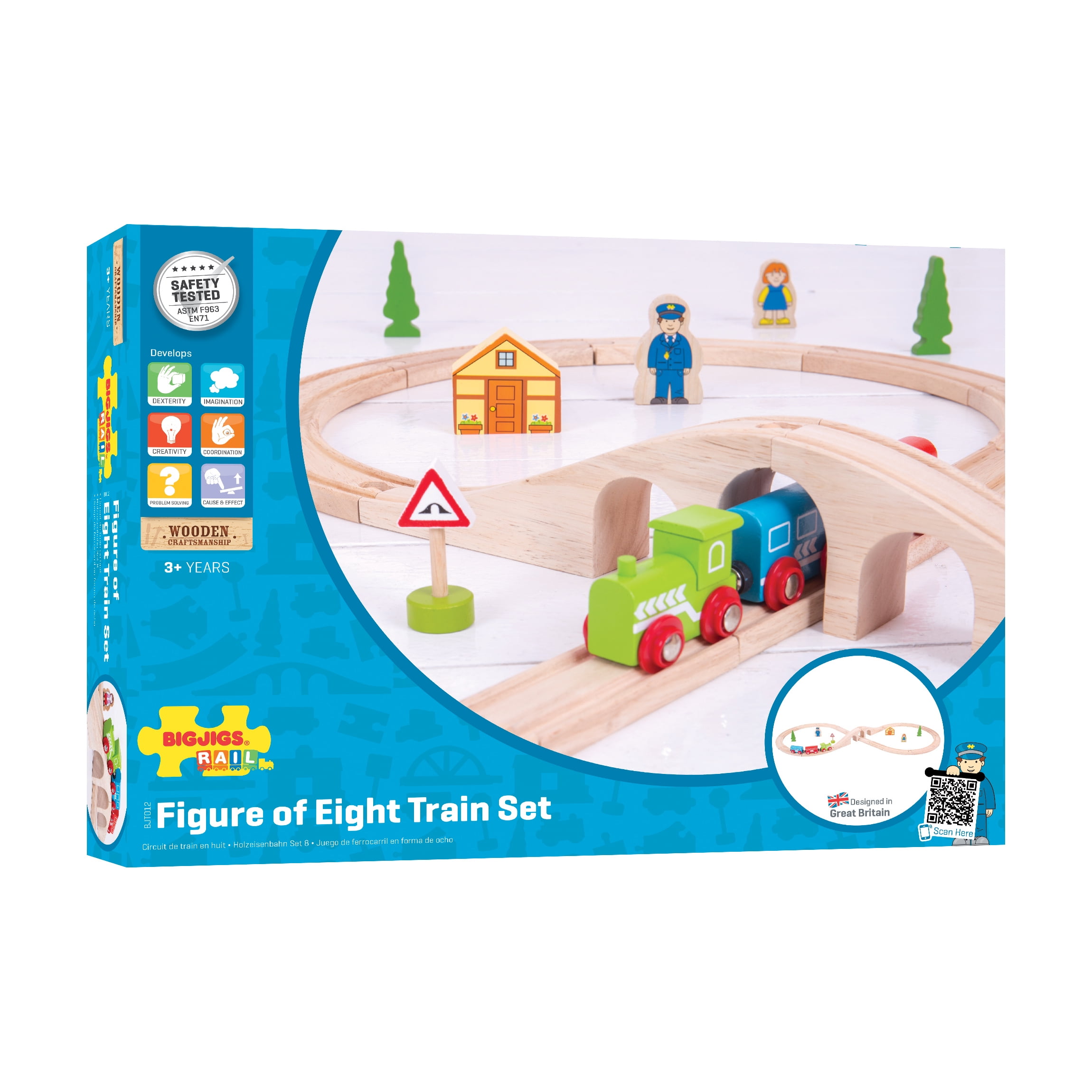 bigjigs fairy figure of eight train set