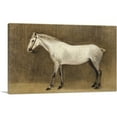 thumbnail image 1 of ARTCANVAS A Gray Horse 1833 Canvas Art Print by Jean-Baptiste-Camille Corot - Size: 40" x 26" (1.50" Deep), 1 of 9
