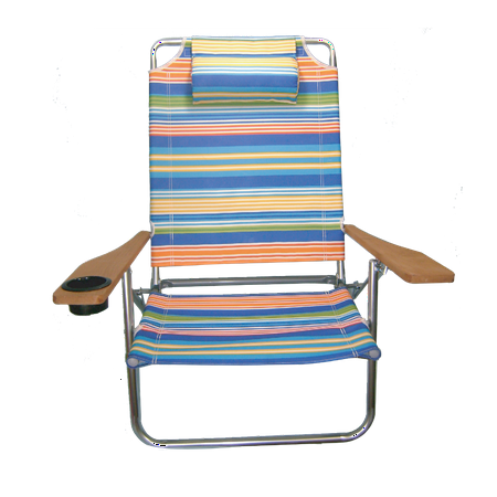 Extra Large Aluminum Beach Chair Stripe Walmart Com