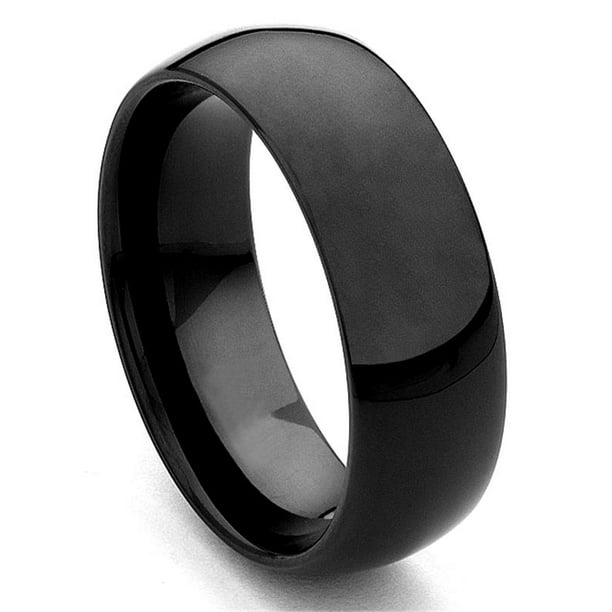 Titanium Kay Titanium Kay Black Tungsten Carbide Comfort Fit Mens