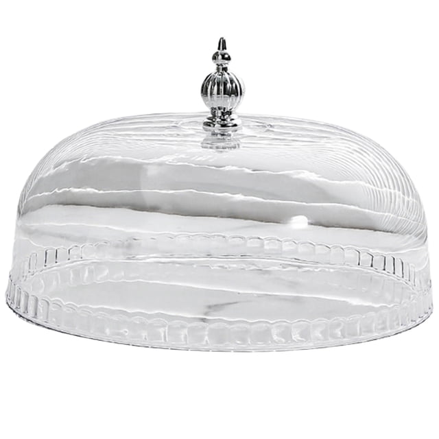 Food Storage Container Transparent Cake Dome Cover Cover Robust Round Cake Stand Topper Cake Topper Cake Stand Plastic Stand Kitchen Storage Box,Airtight Container,Plastic Food Container,Glass S
