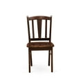 thumbnail image 3 of Sillas de comedor East West Furniture DLC-MAH-W Dublin Mahogany, 3 of 8