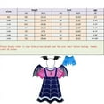 thumbnail image 6 of Girls Vampire Costume Dresses Vampirina Birthday Party Fancy Cosplay with Headband glove, 6 of 6