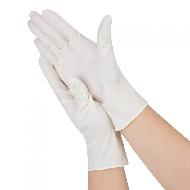 Gants en nitrile Wchiuoe, 100 pièces gant en nitrile de sécurité jetable  industrie alimentaire protection du travail gants en caoutchouc, gants de  sécurité 