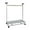 Silver White, variant on 41" Large  Cockatoo Parrot Bird Play Stand Gym Play Ground Rolling Stand. (Silver White)