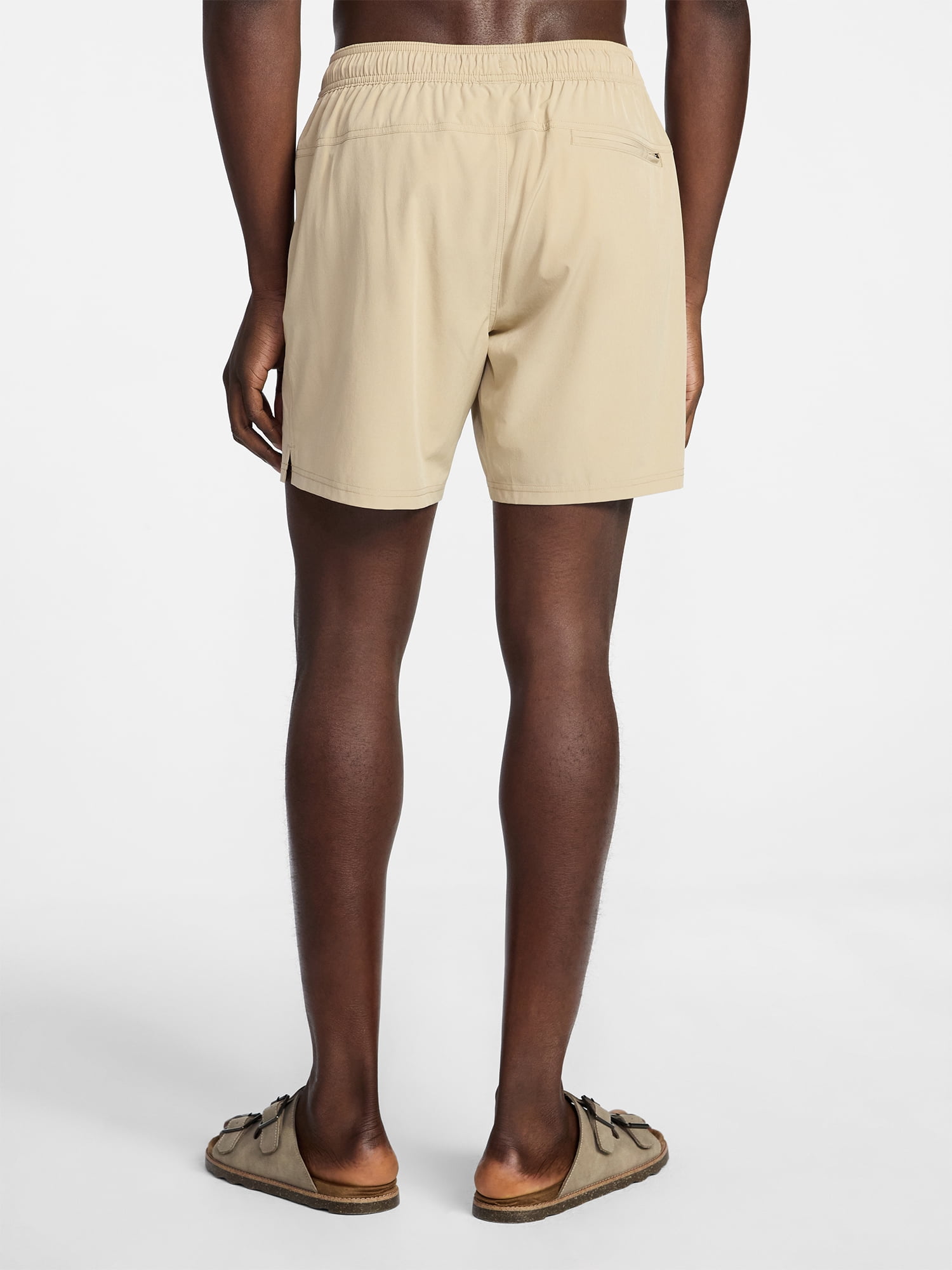 George Men's and Big Men's Performance Lined Swim Trunks, 5" Inseam, Sizes S-3XL
