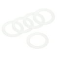 Uxcell Gasket Seal Coffee Maker White Silicone Ring 38x54x3.3mm for 2