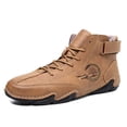 thumbnail image 1 of Botas Tobillo Las Altas Piel Cálida para Hombres Bordeado Conducir, 1 of 9