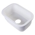 thumbnail image 3 of Small Rectangular Fireclay Undermount or Drop In Prep / Bar Sink, 3 of 9