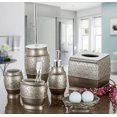thumbnail image 6 of Dublin Silver Small Bathroom Trash Can with Lid 1.26 Gal / 4.8L, Brushed Silver Decorative Garbage Bin, Durable Waste Basket for Bathroom, Paper, or Diaper Disposal, 6 of 7