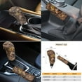 thumbnail image 3 of Renewold Highland Cow Camo Hunting Forest Car Seat Covers Full Set for Women, Auto Interior Accessories with Keychain Coasters Gear Shift Cover Handbrake Protector Headrest Covers Car Interior Decor, 3 of 7